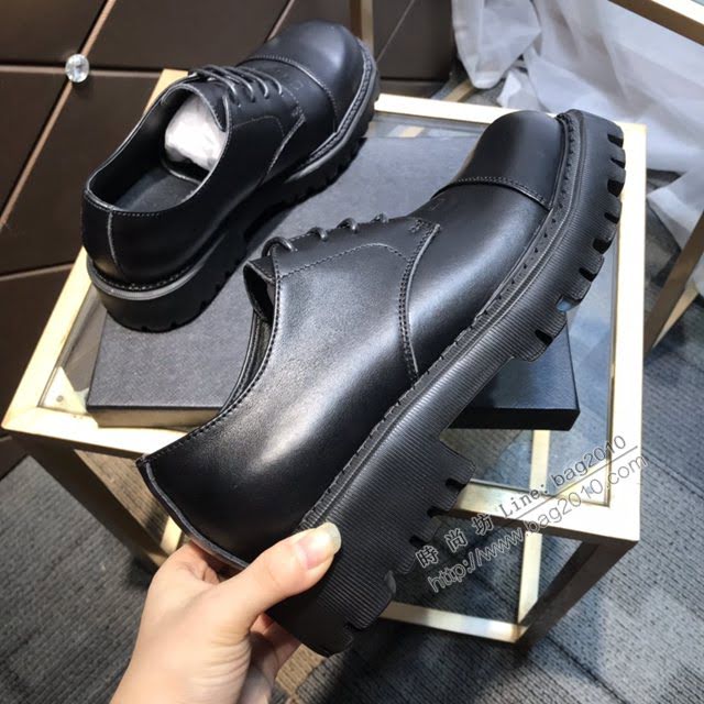 Balenciaga經典款男鞋 巴黎世家頂級版本男士真皮皮鞋  hdbl1152